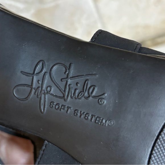 Life Stride Black Slip-On Heels - Picture 13 of 15